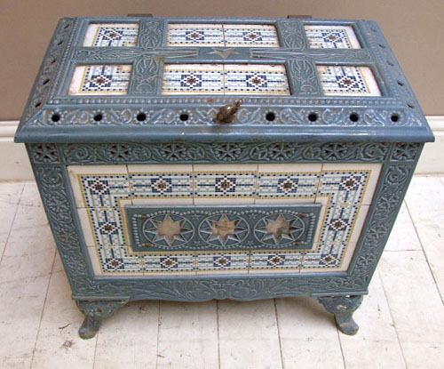 Old French Enamel Stove